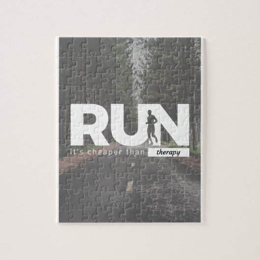 セラピーの連続したランナーのトリートメントより安い操業 ジグソーパズル (縦)