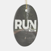 セラピーの連続したランナーのトリートメントより安い操業 セラミックオーナメント (右)