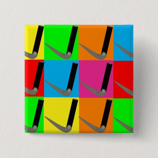 セラピーのPopart呼吸のLaryngosopeのギフト 缶バッジ (正面)