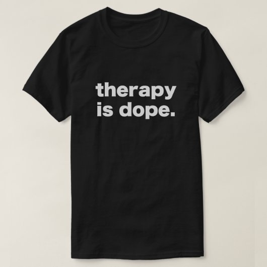 セラピーはドーピング Tシャツ (デザイン正面)