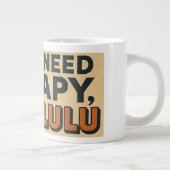 セラピーは要らない、デルルだ ジャンボコーヒーマグカップ (右)