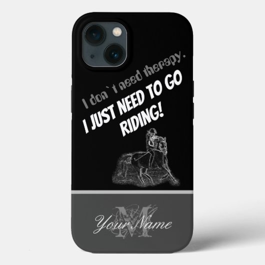 セラピーは要らない。乗って行かなきゃ! Case-Mate iPhoneケース (裏面)