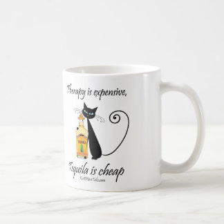 セラピーは高いです、テキーラです安いマグ コーヒーマグカップ