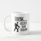 セラピーより安いハイキング コーヒーマグカップ (左)