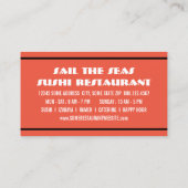 セラピーより安い寿司 名刺 (裏面)