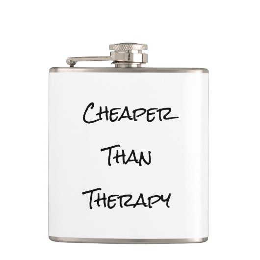 セラピーより安い フラスク (正面)