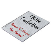 セラピーより安いFanfiction ノートブック (左側)