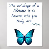 セラピーオフィスデコール、カウンセラーのウォールアート、引用文 ポスター (正面)