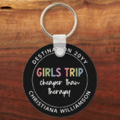 セラピーカスタムガールズトリップより安いガールズバカイ キーホルダー (正面)