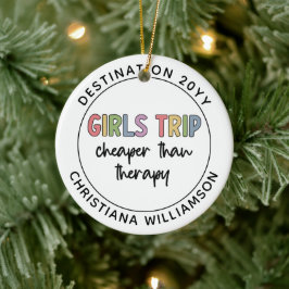 セラピーカスタムガールズトリップより安いガールズバカイ セラミックオーナメント