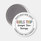 セラピーカスタムガールズトリップより安いガールズバカイ マグネット (正面/裏面)