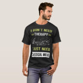 セラピークラシカル音楽 Tシャツ (正面フル)