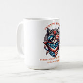 セラピークールはTシャツ – Mental Health認識度 コーヒーマグカップ (正面左)