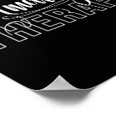 セラピーステートメントがメンタルヘルスの問題をサポート ポスター (角)