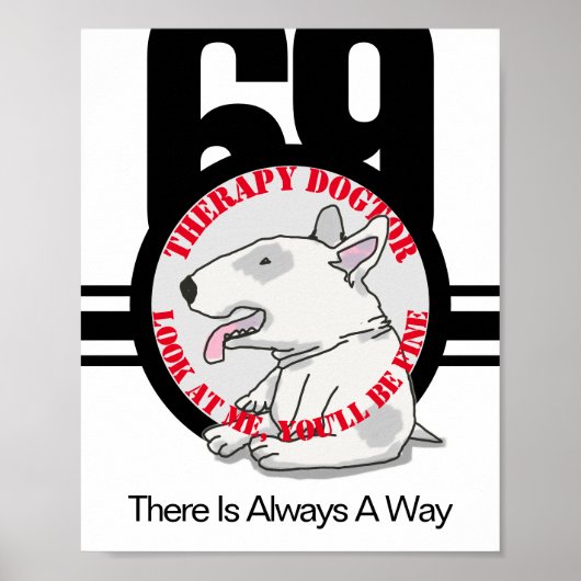 セラピードクタードードルアート ポスター (正面)