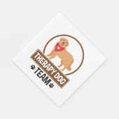 セラピードッグチーム スタンダードランチョンナプキン (角)