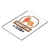 セラピードッグチーム ノートブック (左側)