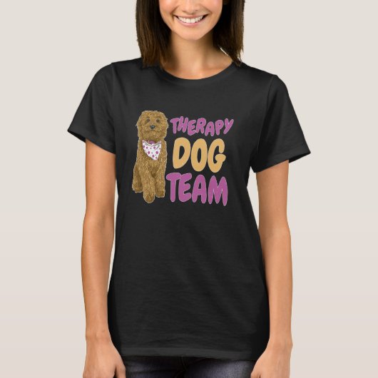 セラピードッグチーム 動物サポート きずな ---- Tシャツ (正面)