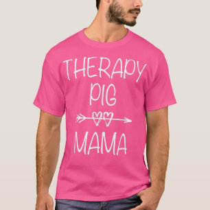 セラピーブタ母サービス動物の感情的サポートP Tシャツ