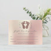 セラピーマッサージリフレクソロジー証明書ギフトバラ (スタンド正面)