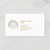 セラピーモダンライフコーチツリーのライフウェルネスb 名刺 (裏面)