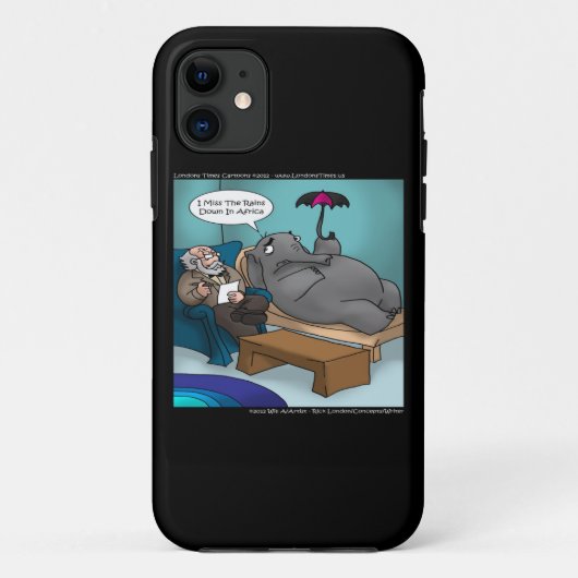 セラピー中の面白い象のiPhone 5/5Sケース Case-Mate iPhoneケース (裏面)