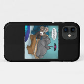 セラピー中の面白い象のiPhone 5/5Sケース Case-Mate iPhoneケース (裏面(横))
