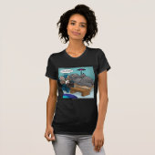セラピー中の面白い象 Tシャツ (正面フル)