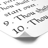 セラピー十戒 ポスター (角)