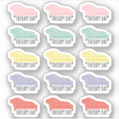 セラピー日アポイントメントアラームプランナーカレンダー シール (正面)