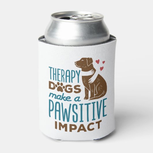 セラピー犬が手を焼くような衝撃を与える 缶クーラー (缶正面)