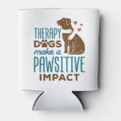 セラピー犬が手を焼くような衝撃を与える 缶クーラー (正面)