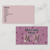 セラピー犬のお母さん 名刺 (正面/裏面)
