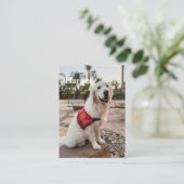 セラピー犬のセラピー訪問カード コーリングカード (スタンド正面)