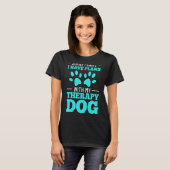 セラピー犬養成サービス犬支援ペット3 Tシャツ (正面フル)