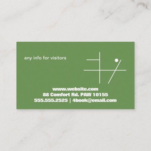 セラピー犬 名刺 (裏面)