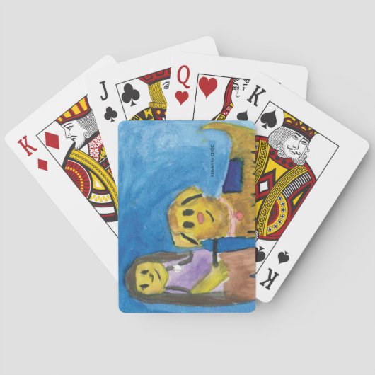 セラピー犬KidsArt for CHOC トランプ (裏面)