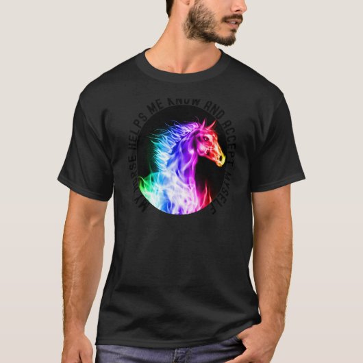 セラピー馬馬は私のセラピー馬 Tシャツ (正面)