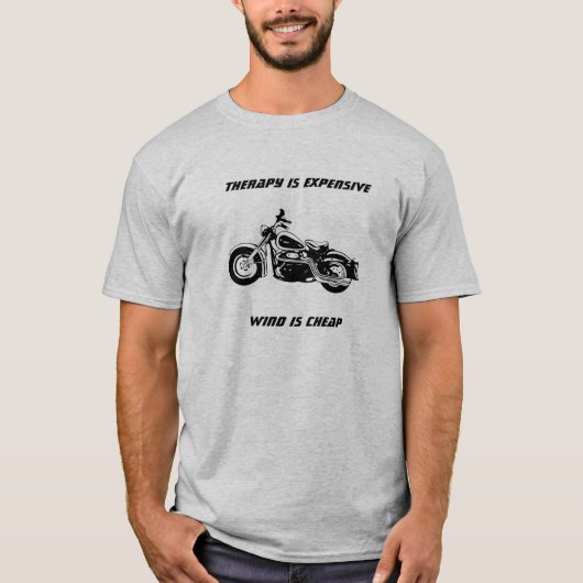 "セラピー高いです、風です安い"はTシャツ Tシャツ (正面)