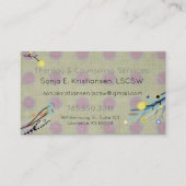 セラピー・カウンセリング・サービスアポイントメントカード 予約カード (正面)
