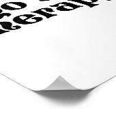 セラピー・ファン メンタルヘルス問題 第1号 ポスター (角)