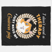 セラピー フリースブランケット (正面(横))