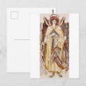 セラフィムの天使が神の王座を取り囲む ポストカード (正面/裏面)