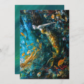 「セラフィーナ」- 美しい神秘的な人魚 シーズンカード (正面/裏面)