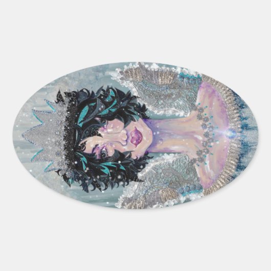 セラフトリスタナメランディアガーディアンエンジェル 楕円形シール (正面)