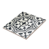 セラフランスのパターン(の模様が)あるミックタイル – 白黒 タイル (側面)