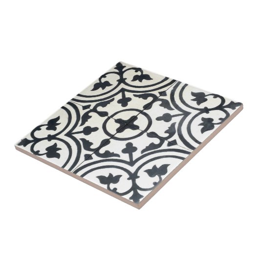 セラフランスのパターン(の模様が)あるミックタイル – 白黒 タイル (側面)