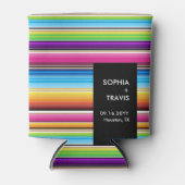 セラプスプリングタイムストライプズ | ウェディング 缶クーラー (正面)