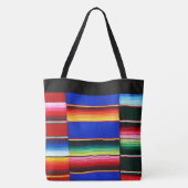 セラペパーソナライズされたストライプトートバッグ トートバッグ (裏面)