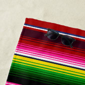 セラペ名前をカスタムする結婚ズバケーション ビーチタオル (インサイチュ)